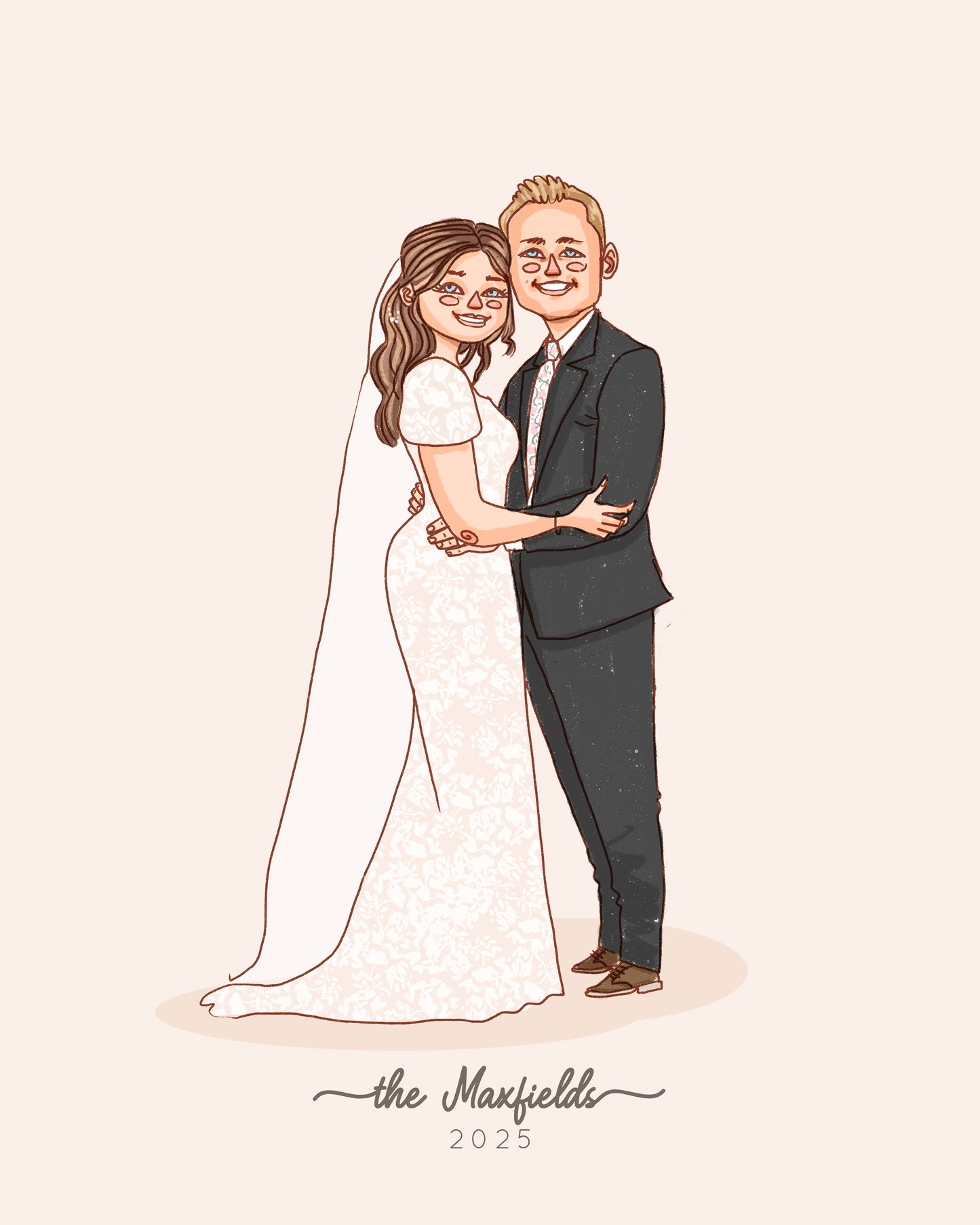 WEDDING CUSTOM PORTRAIT
