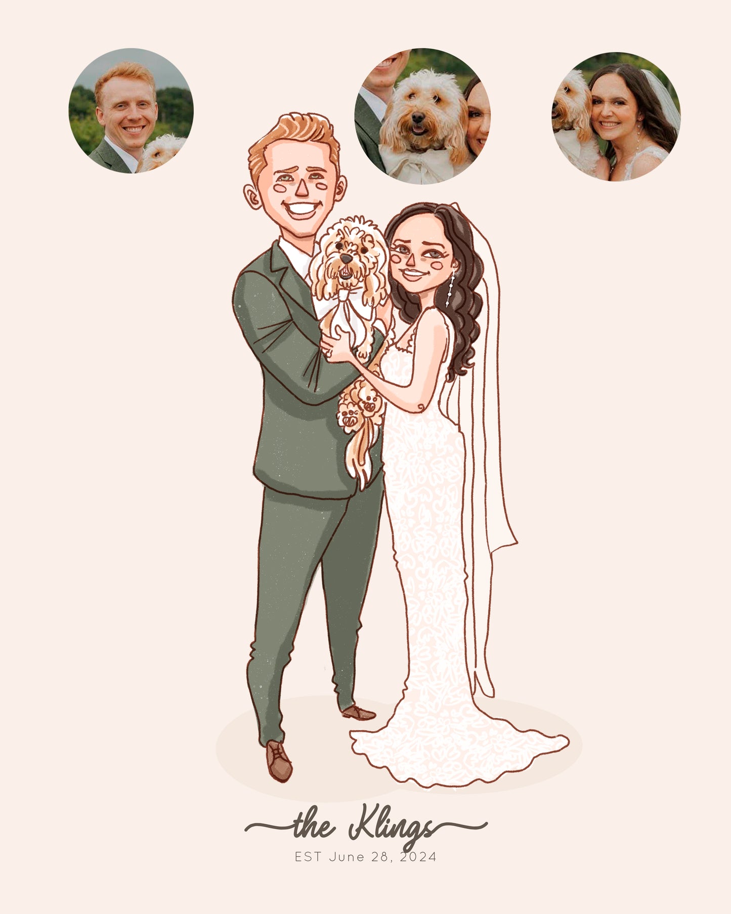 WEDDING CUSTOM PORTRAIT