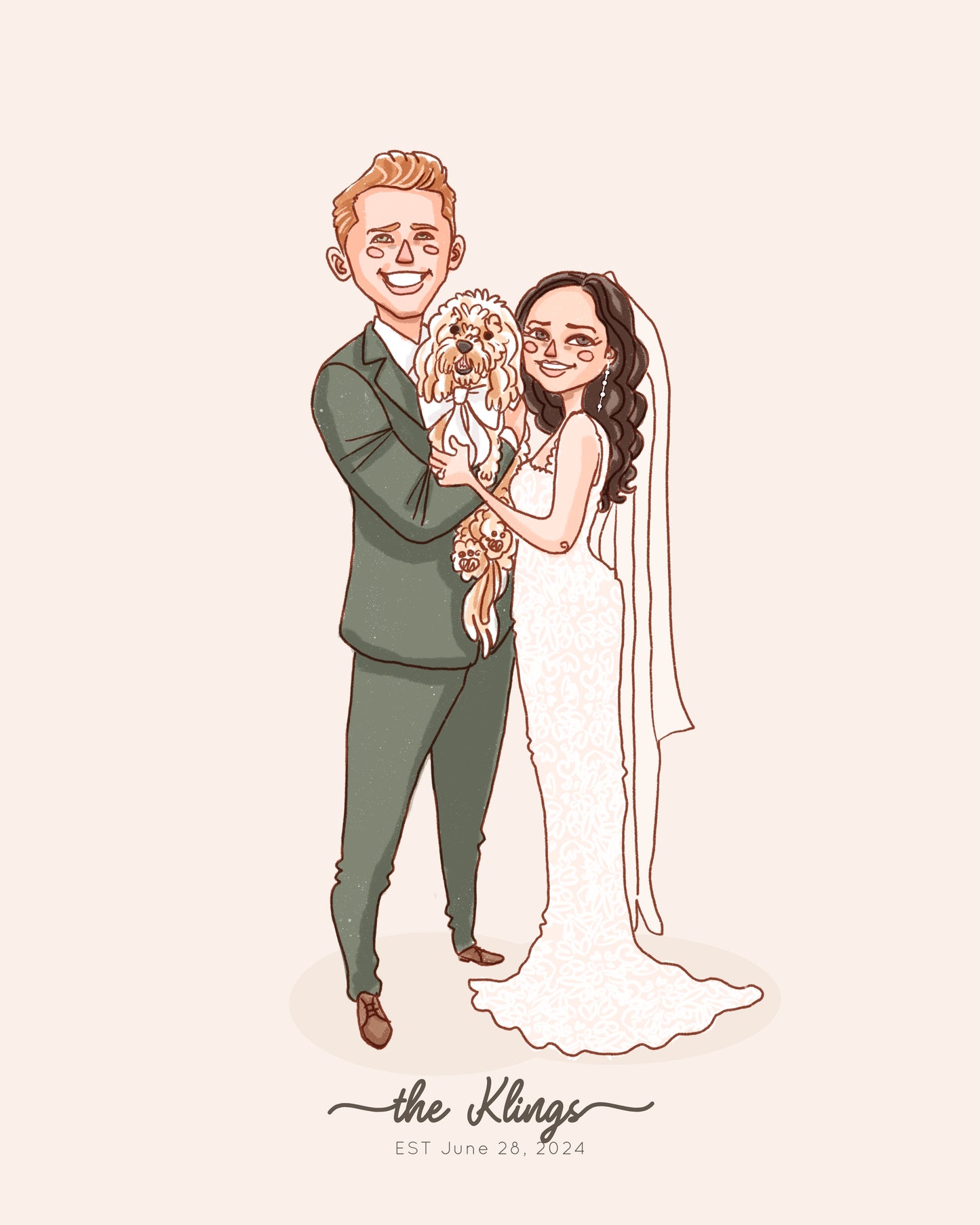 WEDDING CUSTOM PORTRAIT