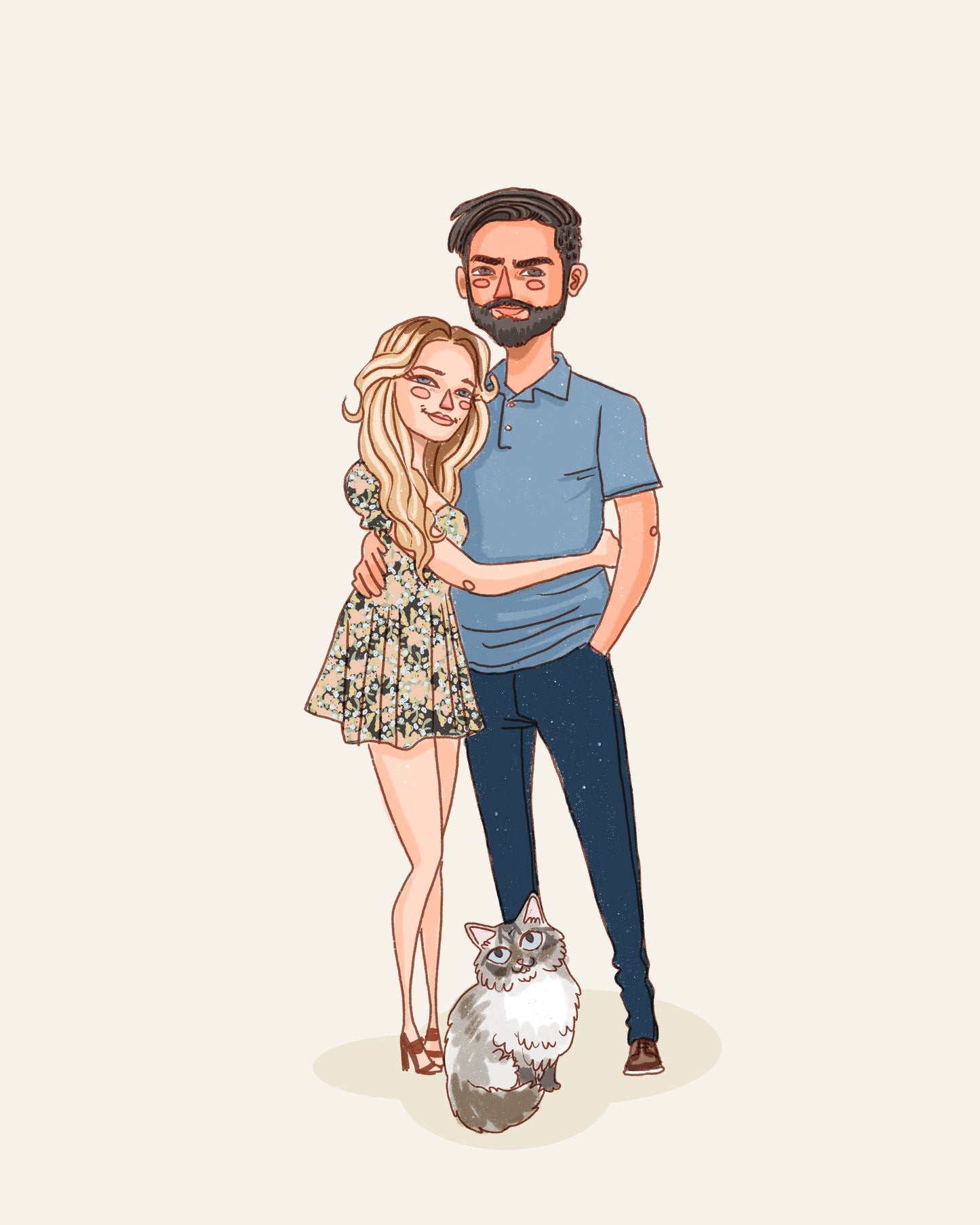 COUPLE CUSTOM PORTRAIT