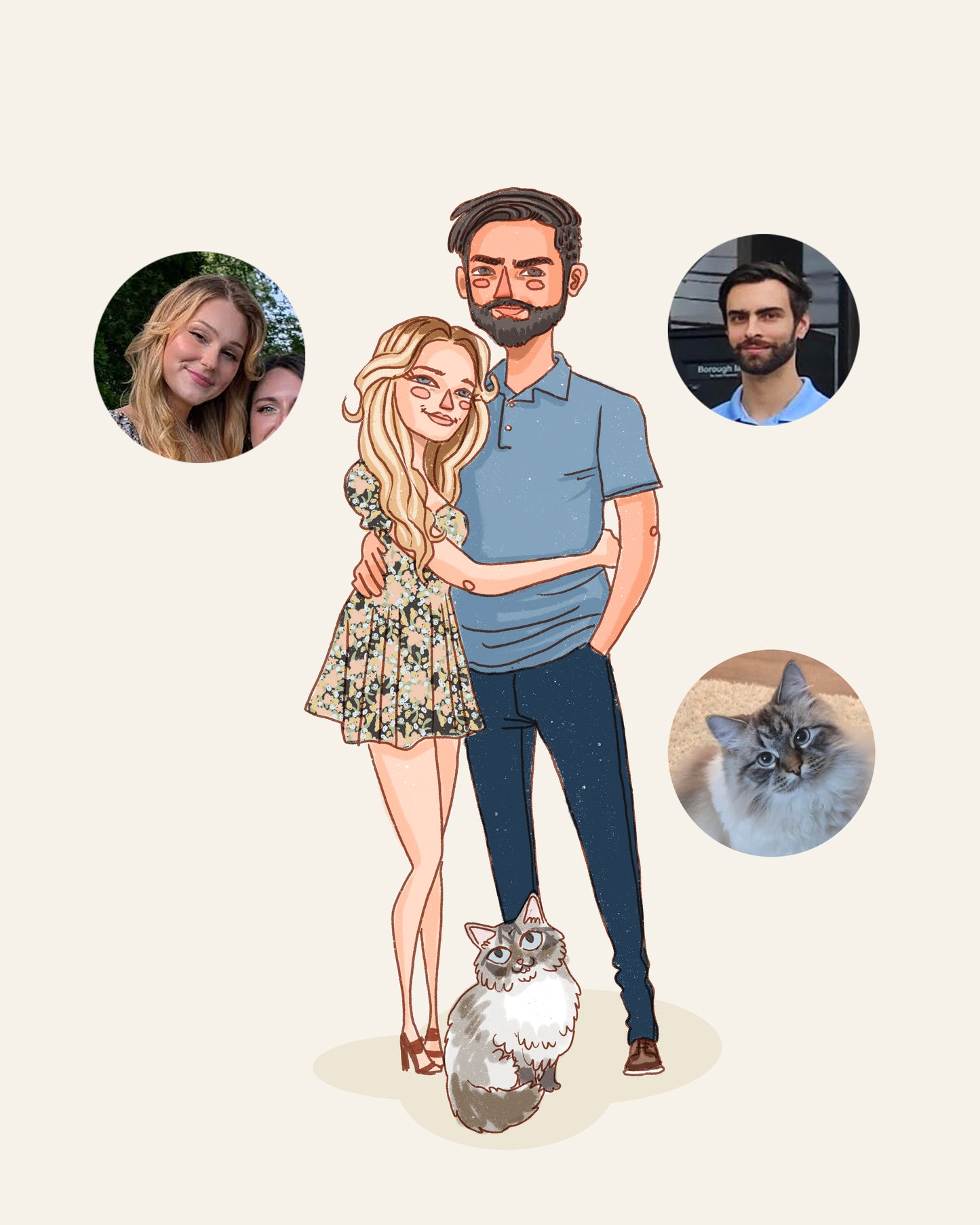 COUPLE CUSTOM PORTRAIT
