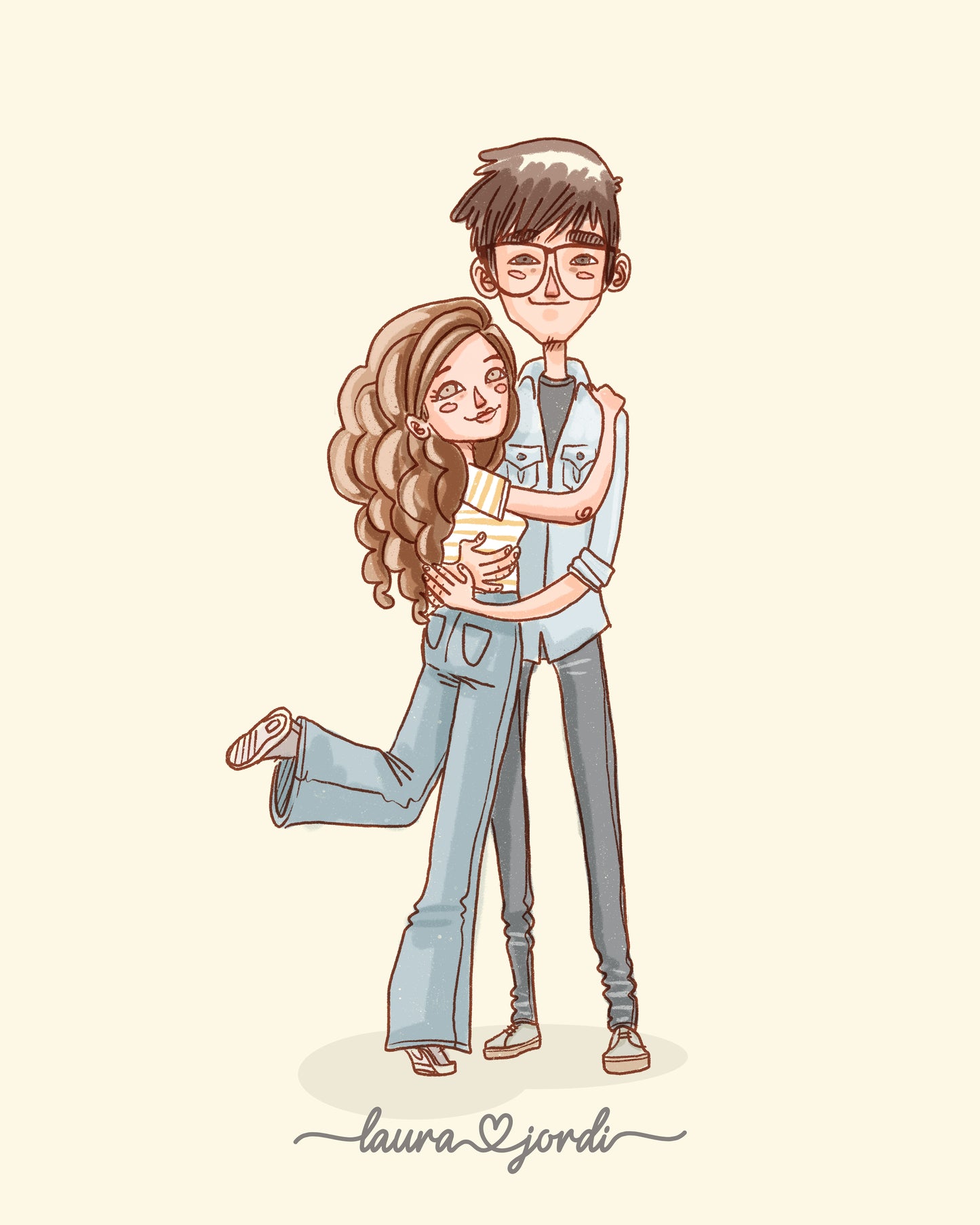 COUPLE CUSTOM PORTRAIT