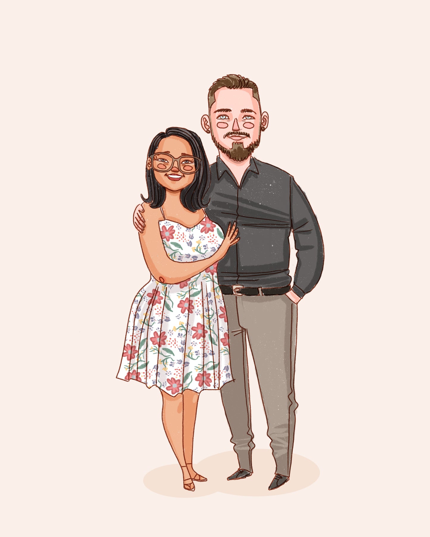 COUPLE CUSTOM PORTRAIT