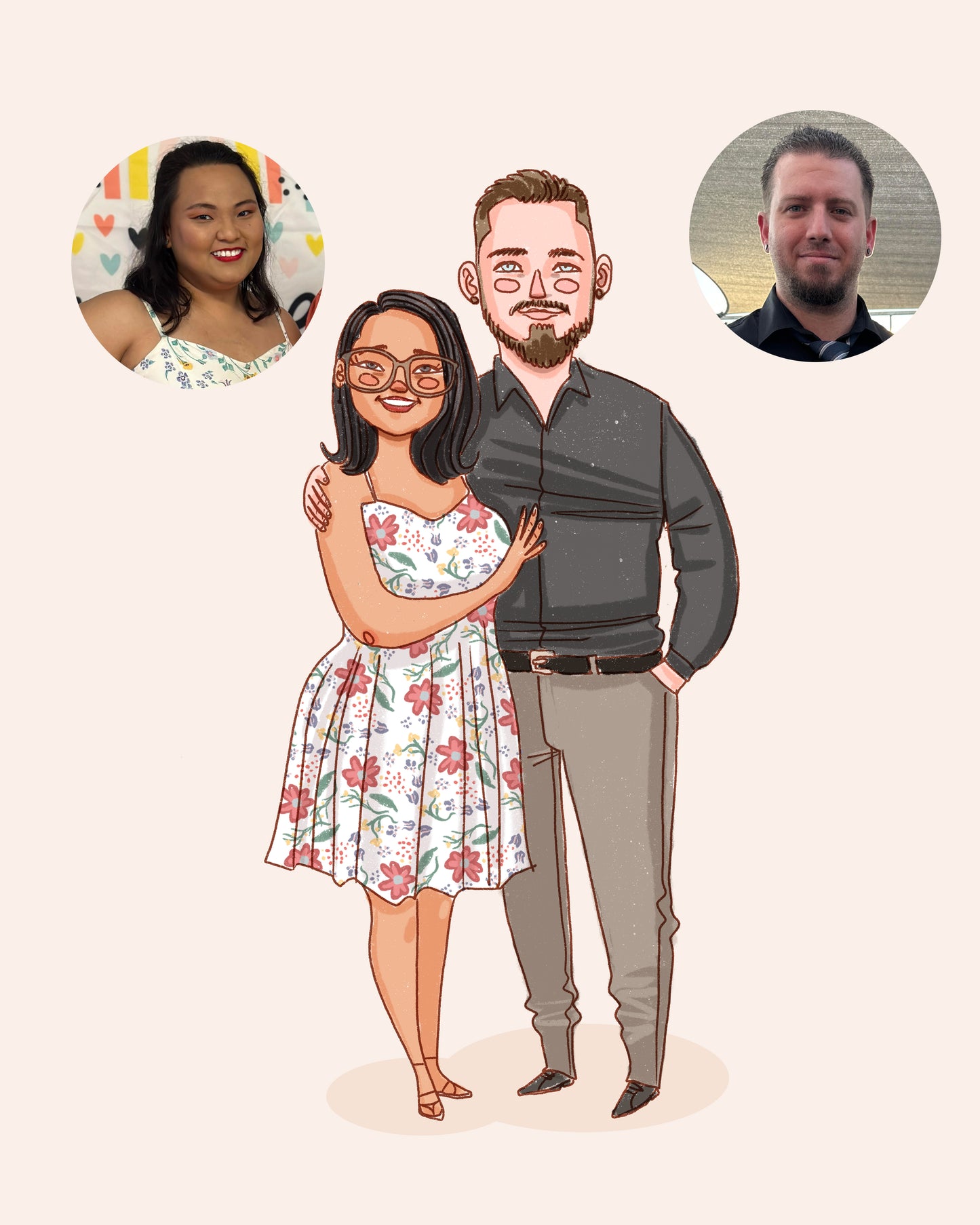 COUPLE CUSTOM PORTRAIT