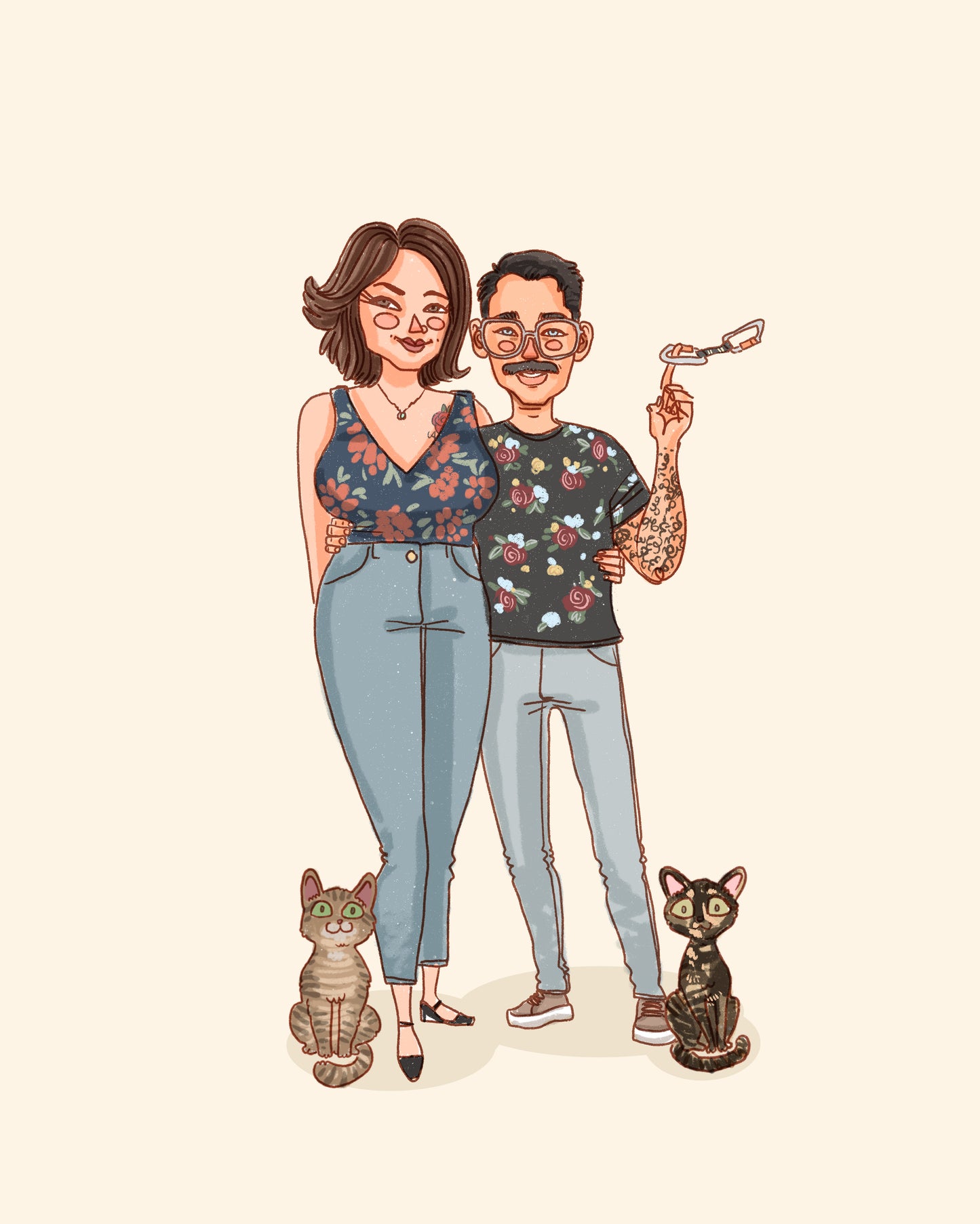 COUPLE CUSTOM PORTRAIT