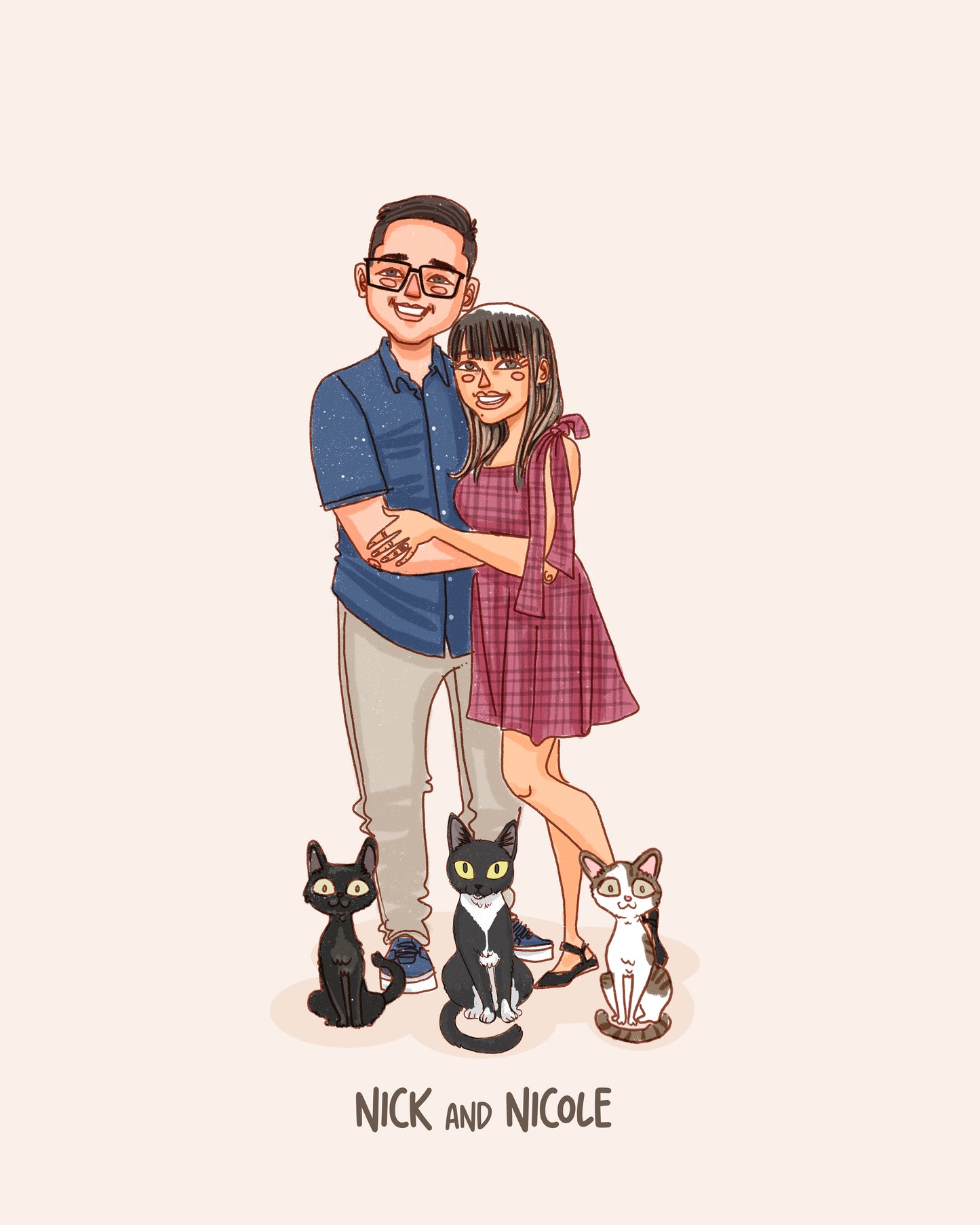 COUPLE CUSTOM PORTRAIT