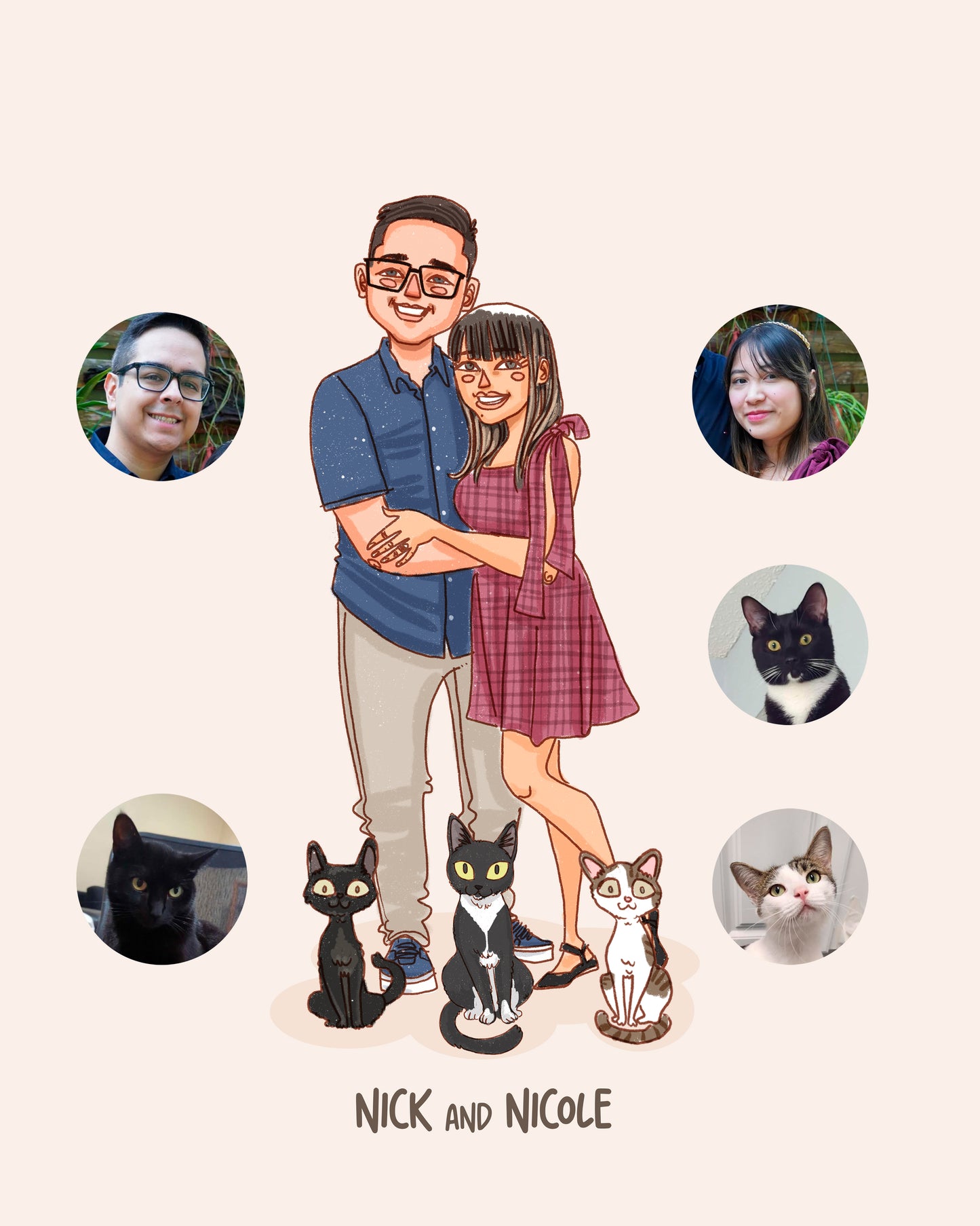 COUPLE CUSTOM PORTRAIT