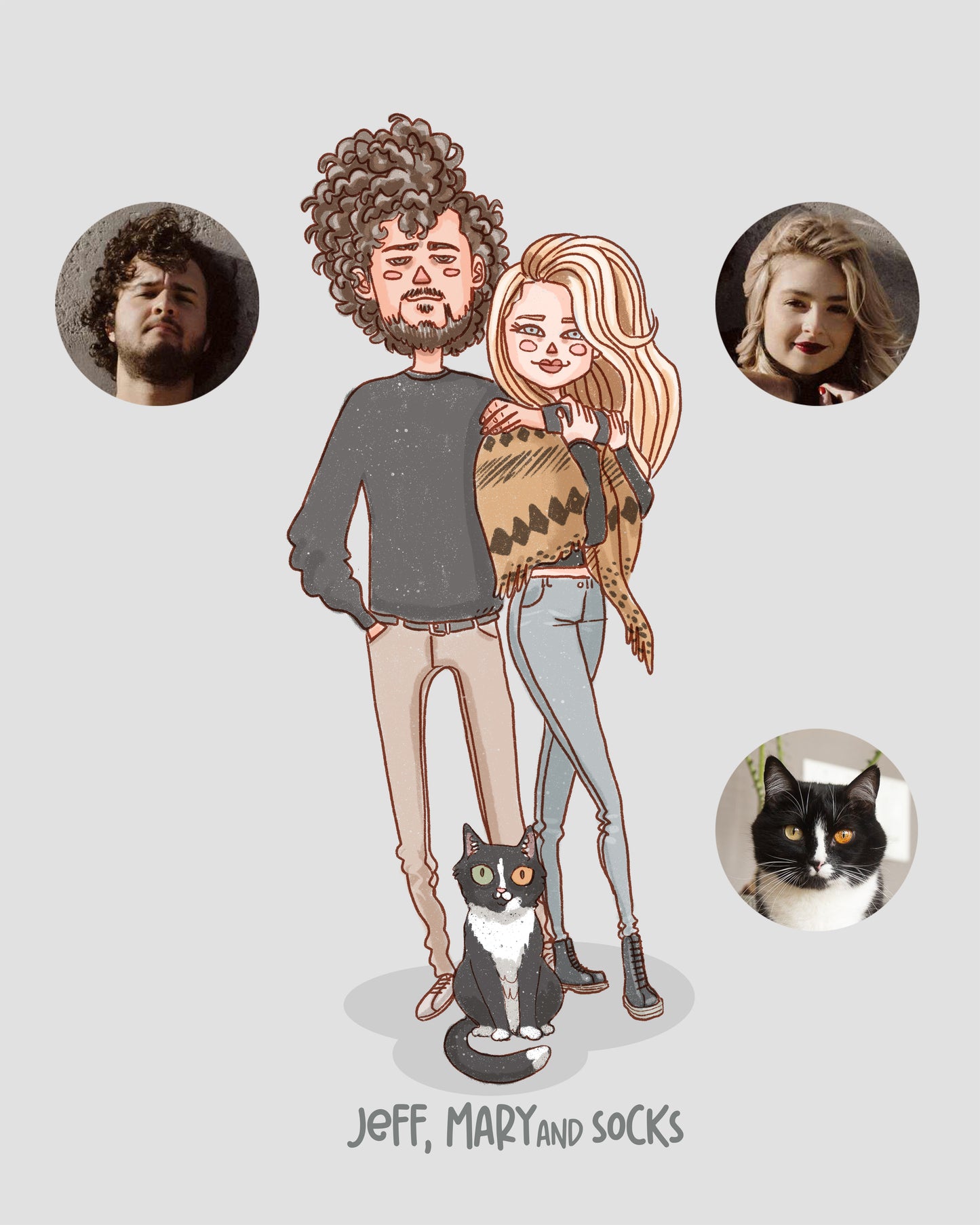 COUPLE CUSTOM PORTRAIT