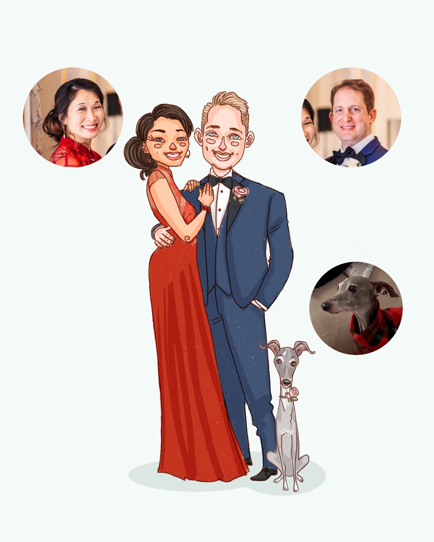 WEDDING CUSTOM PORTRAIT