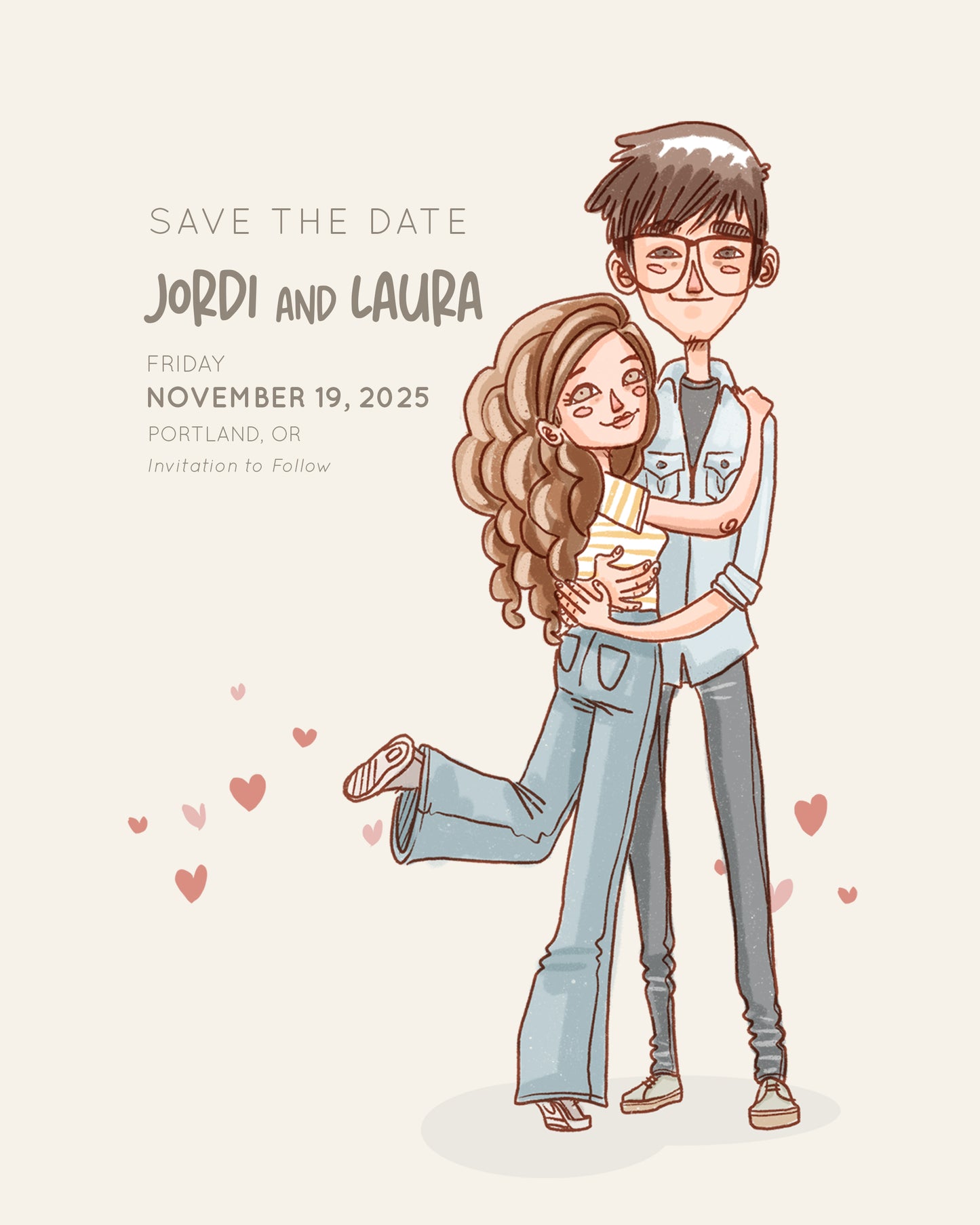 CUSTOM SAVE THE DATES