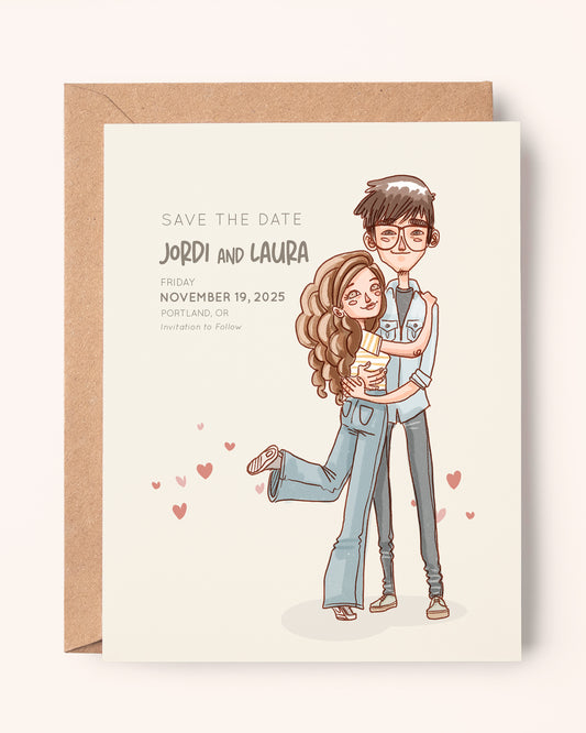 CUSTOM SAVE THE DATES