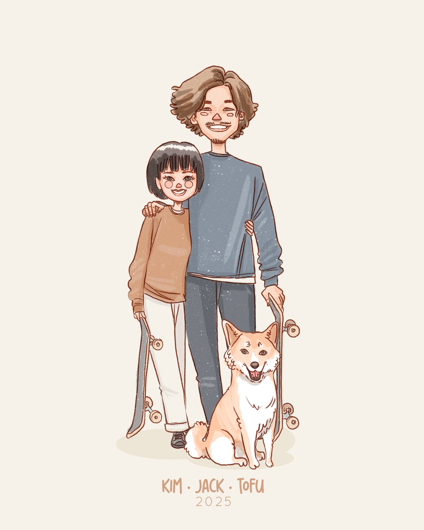 COUPLE CUSTOM PORTRAIT