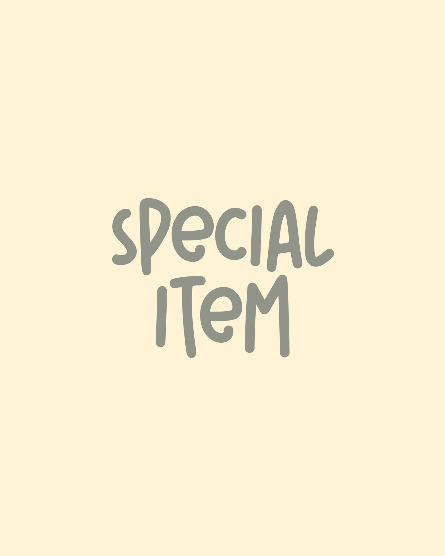 Special item for Chris