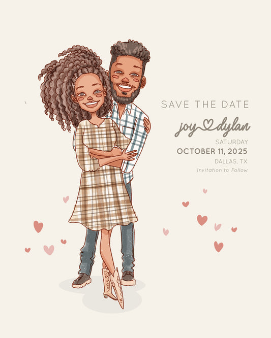 CUSTOM SAVE THE DATES