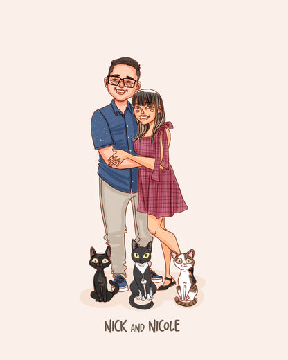 COUPLE CUSTOM PORTRAIT