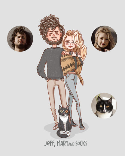 COUPLE CUSTOM PORTRAIT
